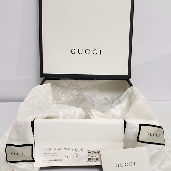 Gucci Peggy Metallic Rainbow Platform Sneakers, style no. 474538 SIZE 39.5, US 9